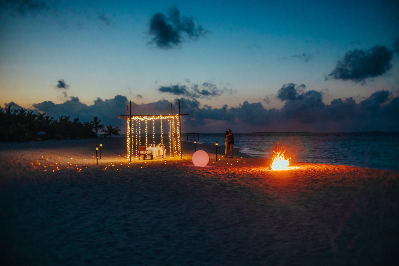 7. Kuredhivaru Resort and Spa - Beach Dinner